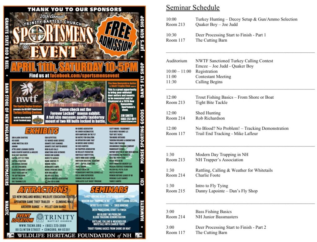 Trinity Sportsmen's Event 2026